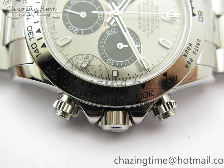 MiroTime 0409 SoftTouch Daytona 116509 KKF 1:1 Best Edition 904L Steel Gray Dial on SS Bracelet A 2459